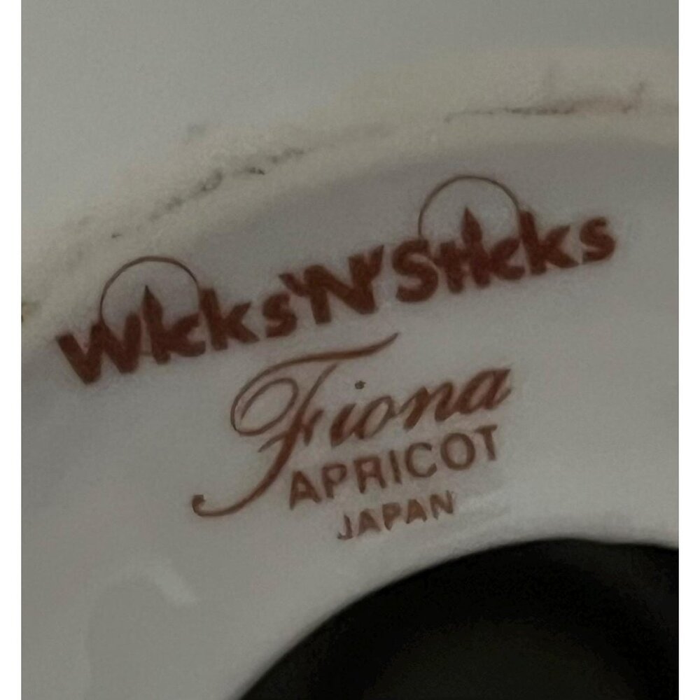 Vintage Wicks ’n’ Sticks Fiona Apricot Bud Vase Japan - Picture 5 of 5
